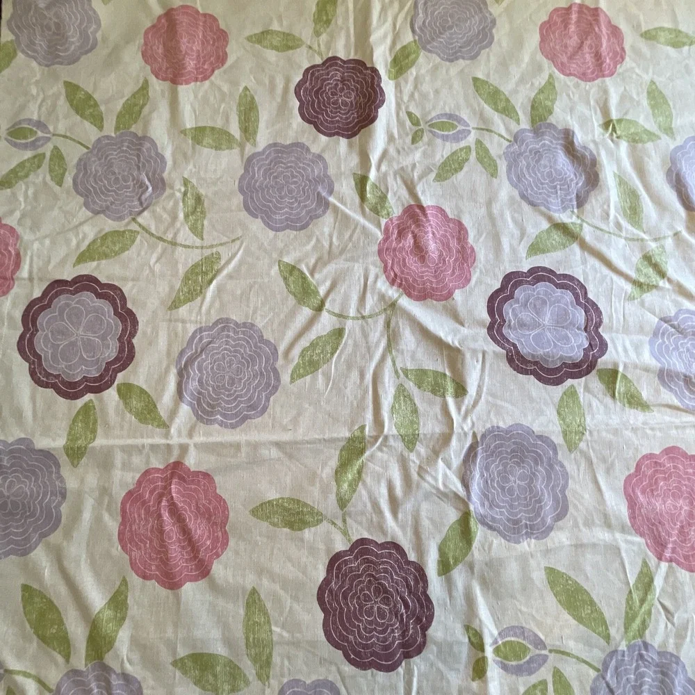 Osborne & Little Fabric Linen Blend‎ Floral Eranthe Over 1 Yard x 42